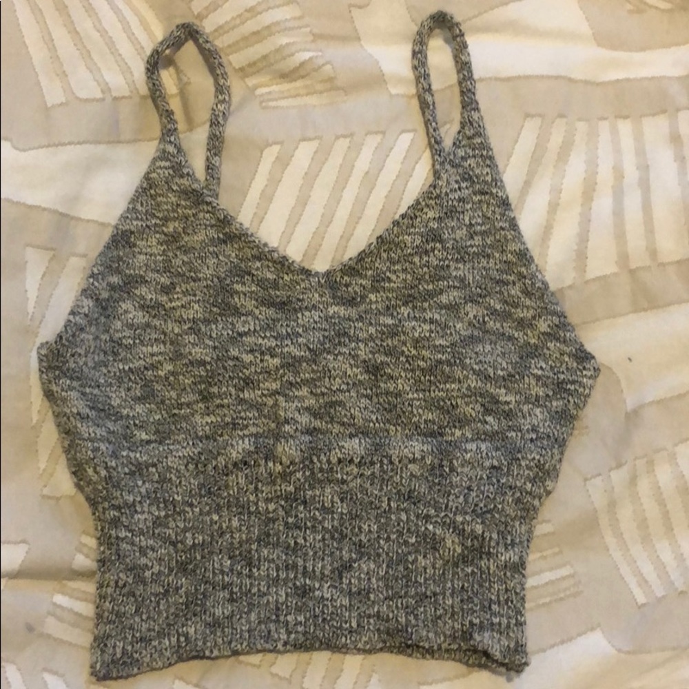 Crop Top Sweater Tank